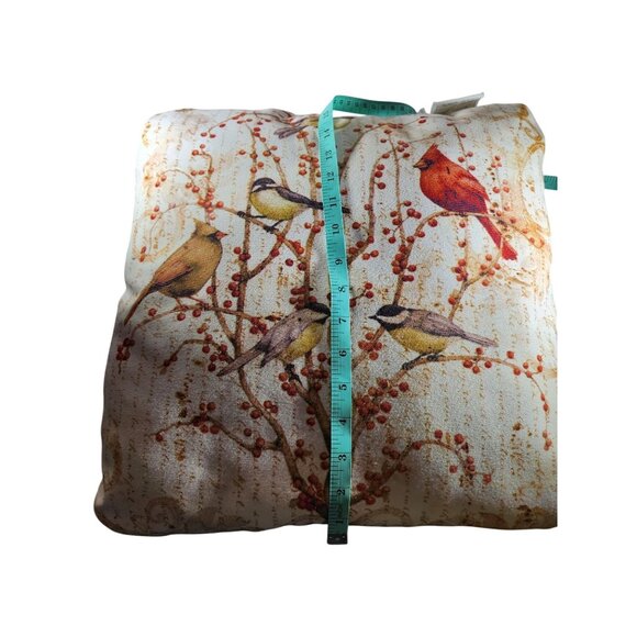 Throw Pillows Set Of 2 Birds tree leaves Tim Coffey cottagecore nature cardinal - Picture 7 of 7